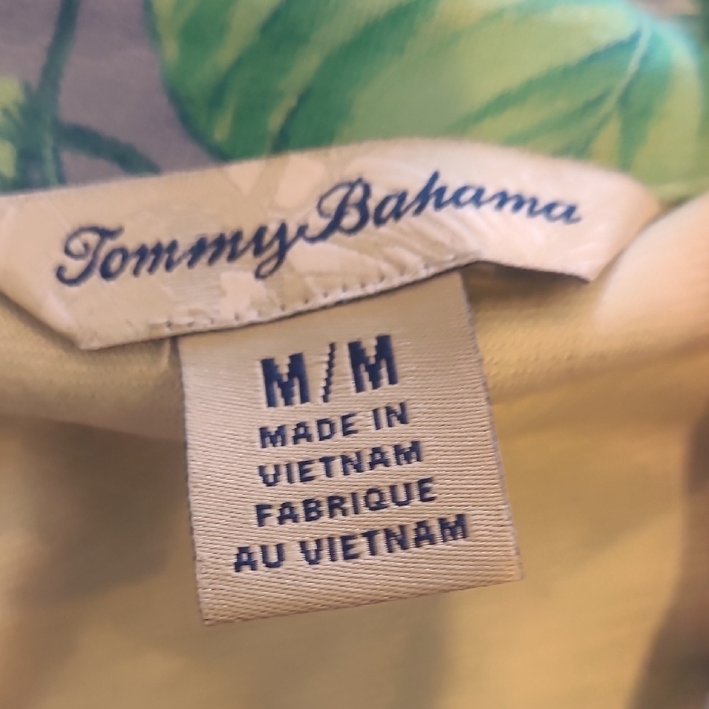 Tommy Bahama Blue Tropical Floral Sleeveless Dress Size M - Picture 10 of 11